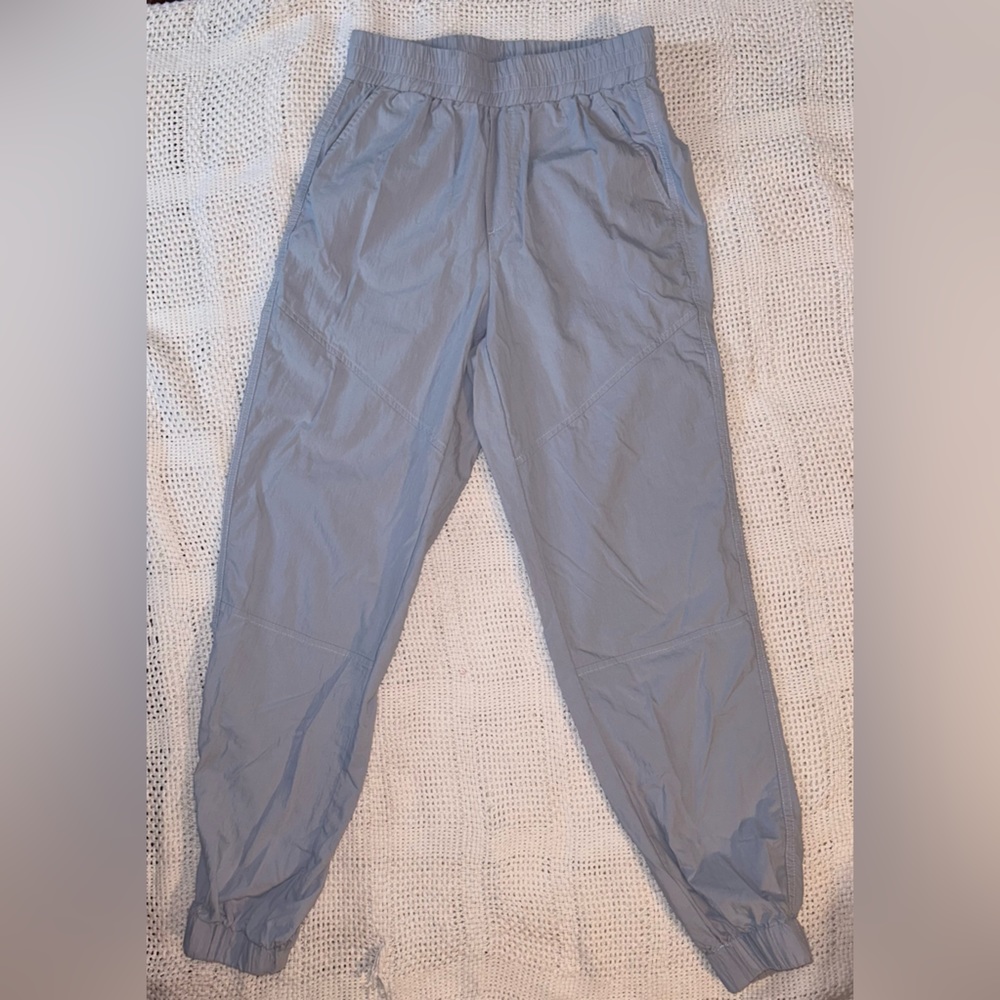 Pacsun light blue windbreaker joggers